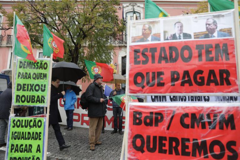 LESADOS DO BES VOLTARAM HOJE AOS PROTESTOS EM LISBOA