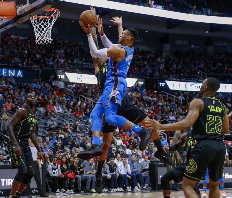 RUSSELL WESTROOK SOMA 100.º ‘TRIPLO DUPLO’ NA FASE REGULAR DA NBA