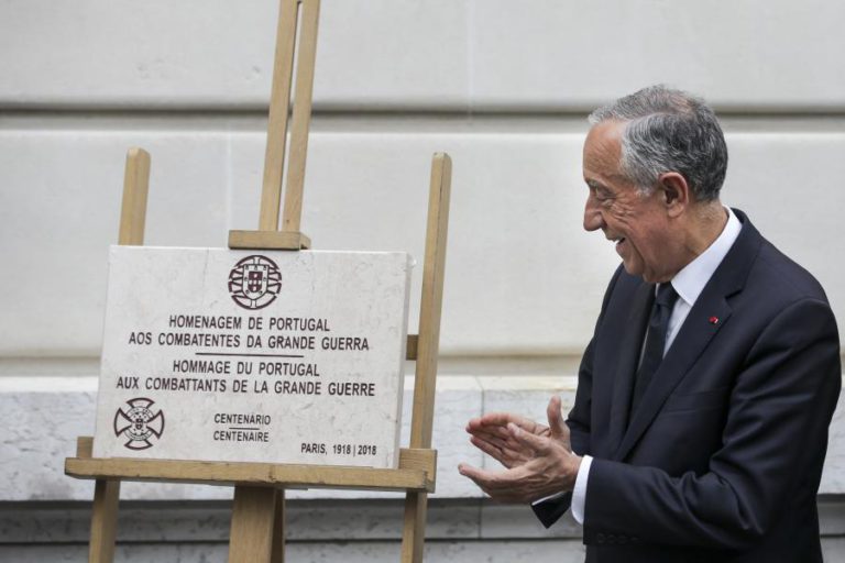 PRESIDENTES DE PORTUGAL E DE FRANÇA NOS 100 ANOS DA BATALHA DE LA LYS