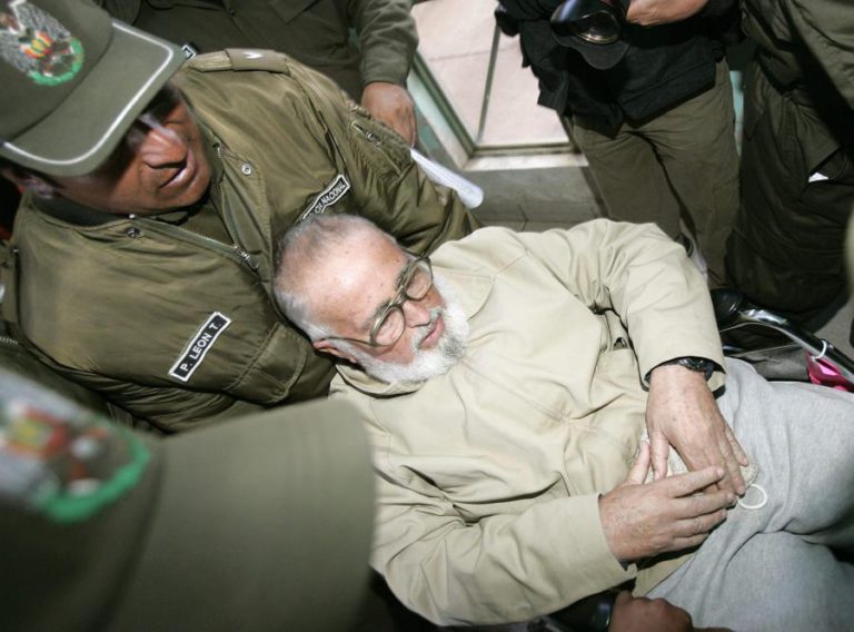 MORREU O EX-DITADOR BOLIVIANO LUIS GARCÍA MEZA