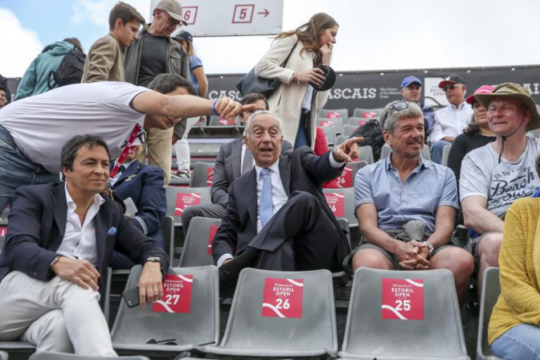 MARCELO REBELO DE SOUSA PROMETE VOLTAR AO ESTORIL OPEN POR JOÃO SOUSA