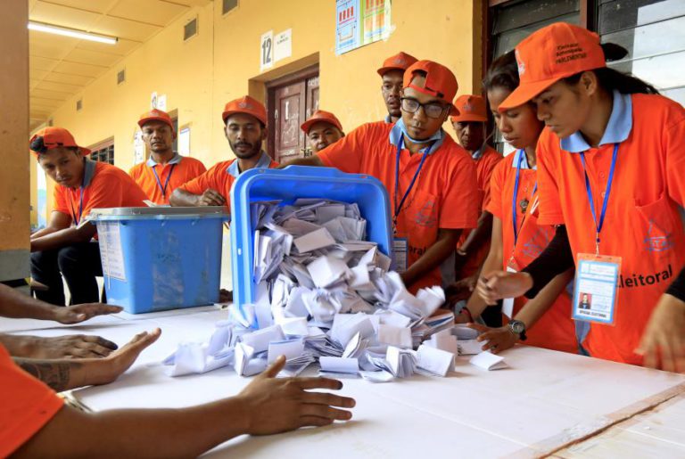 AMP LIDERA ELEIÇÕES DE TIMOR-LESTE COM 47,96% QUANDO ESTÃO CONTADOS 81,13% DOS VOTOS