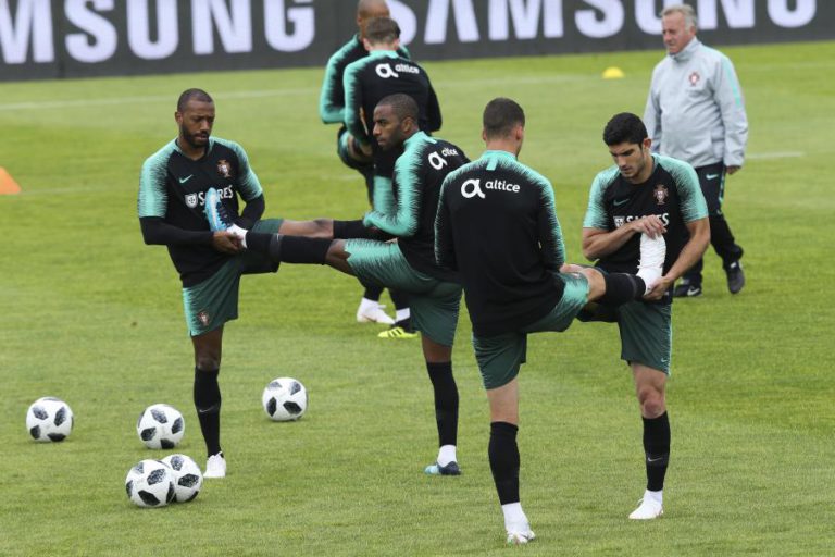 MUNDIAL2018: TREINO DE PORTUGAL COM 22 JOGADORES E AINDA SEM CRISTIANO RONALDO