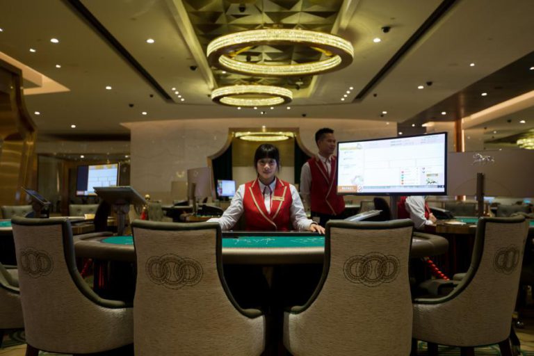 RECEITAS DOS CASINOS DE MACAU SOBEM 12% EM MAIO
