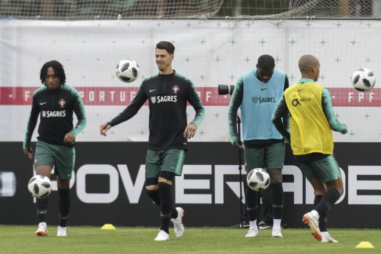 PORTUGAL COM GRUPO COMPLETO NO SEGUNDO TREINO NA RÚSSIA
