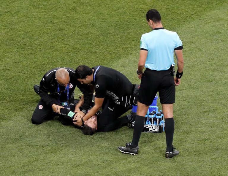 GUARDA-REDES TUNISINO MOEZ HASSEN ABANDONA MUNDIAL DEVIDO A LESÃO