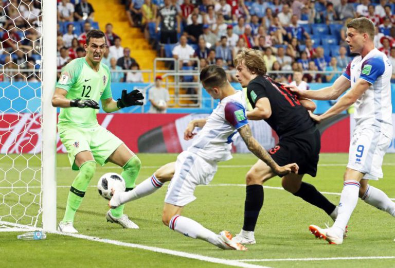 CROÁCIA FAZ O ‘PLENO’ E ACABA COM ‘SONHO’ DA ISLÂNDIA NO MUNDIAL2018
