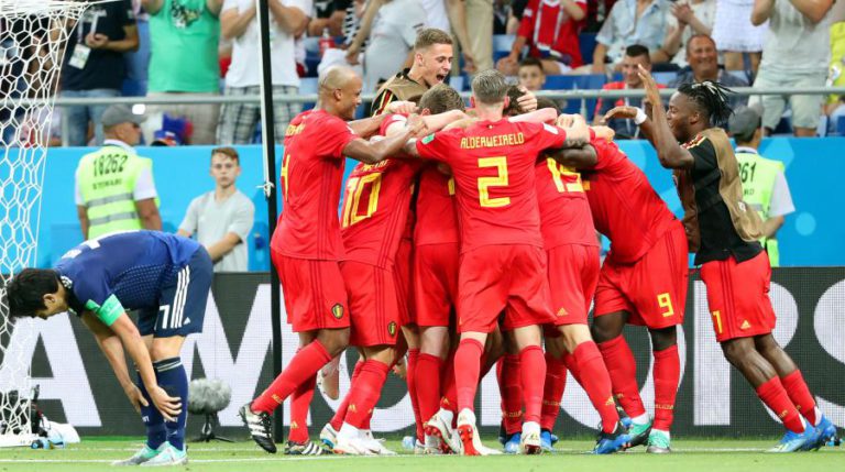 BÉLGICA NOS ‘QUARTOS’ DO MUNDIAL2018, AO BATER JAPÃO, POR 3-2, NA ÚLTIMA JOGADA