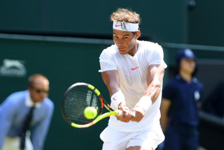 RAFAEL NADAL APURA-SE PARA OS OITAVOS DE FINAL EM WIMBLEDON