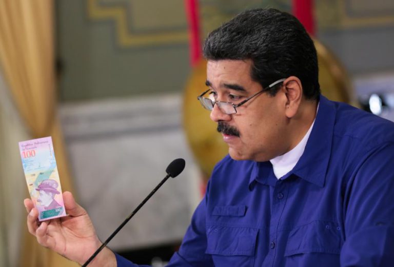 VENEZUELA: PRESIDENTE NICOLÁS MADURO ELIMINA CINCO ZEROS AO BOLÍVAR