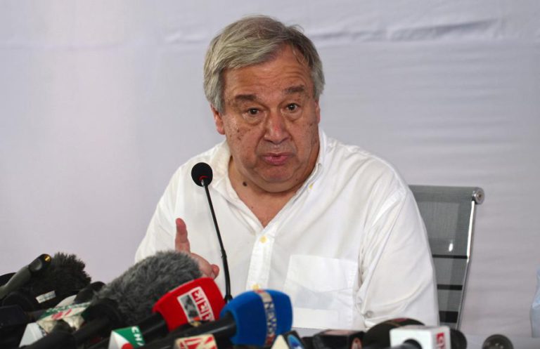GUTERRES DEFENDE RESPONSABILIZAÇÃO DOS AUTORES DA PERSEGUIÇÃO AOS ROHINGYA
