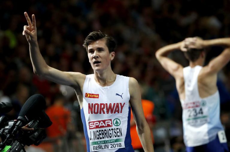 NORUEGUÊS DE 17 ANOS CONQUISTA NOVO TÍTULO EM BERLIM NOS EUROPEUS DE ATLETISMO