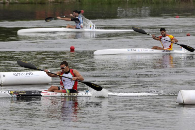 JOÃO RIBEIRO NA FINAL DE K1 500 DOS MUNDIAIS DE CANOAGEM