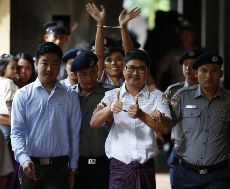 TRIBUNAL DE MYANMAR ADIA VEREDITO DOS DOIS JORNALISTAS DA AGÊNCIA REUTERS