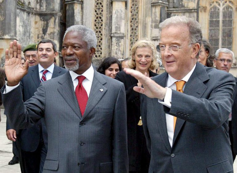 JORGE SAMPAIO RECORDA INTELIGÊNCIA E FORÇA MORAL DO “AMIGO” KOFI ANNAN