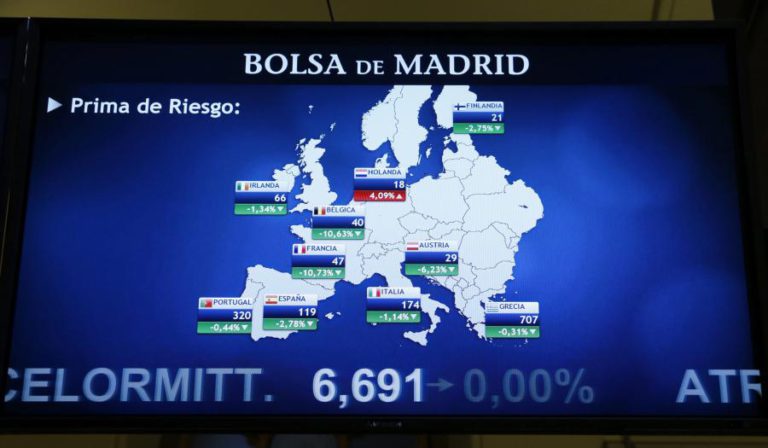 BOLSAS EUROPEIAS EM BAIXA DEPOIS DE GOVERNO ITALIANO SUBIR OBJETIVO DO DÉFICE