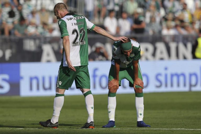 BAS DOST CUMPRE TREINO CONDICIONADO NO SPORTING E MATHIEU TRATAMENTO