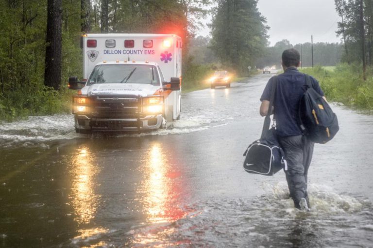 NÚMERO DE MORTOS NOS ESTADOS UNIDOS DEVIDO À TEMPESTADE FLORENCE SOBE PARA 14