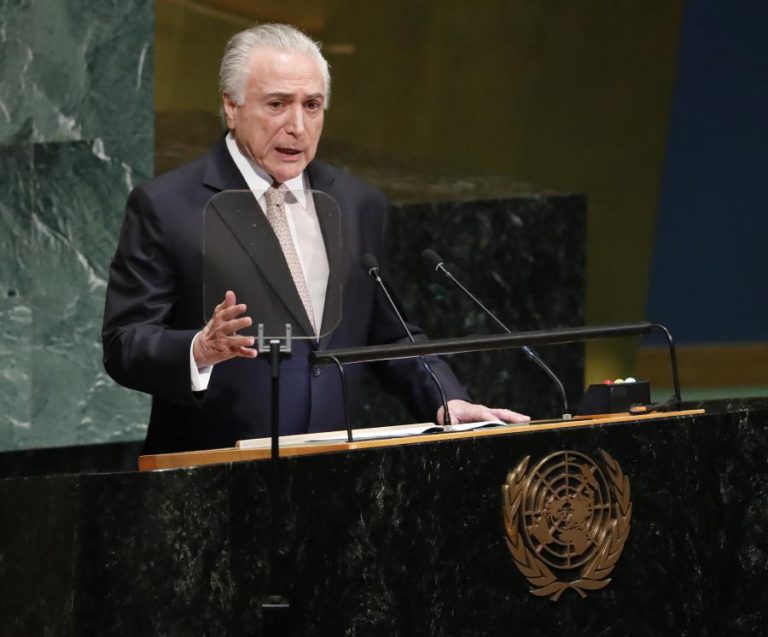 MICHEL TEMER DIZ QUE SOLUÇÃO PARA A CRISE NA VENEZUELA VIRÁ COM O REENCONTRO DO CAMINHO DO DESENVOLVIMENTO