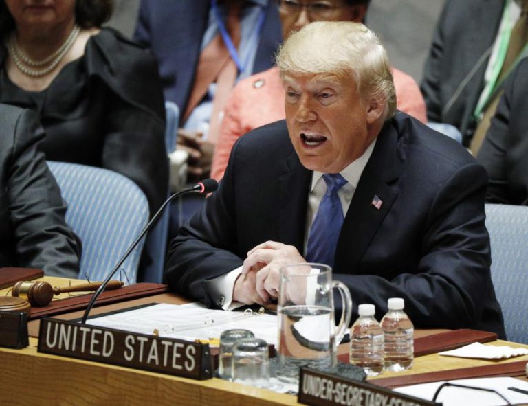 TRUMP A FAVOR DA SOLUÇÃO DE DOIS ESTADOS, ISRAELITA E PALESTINIANO