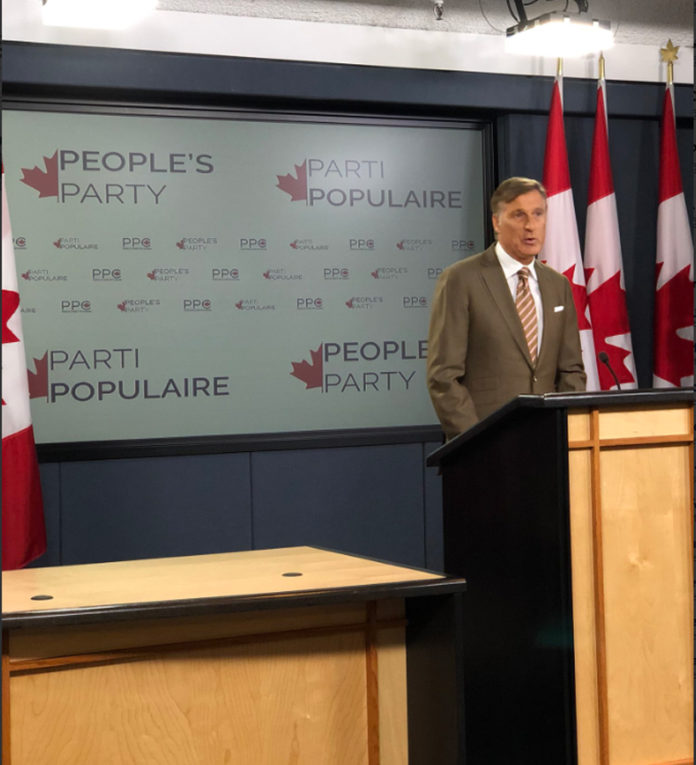 Crédito: Maxime Bernier Twitter