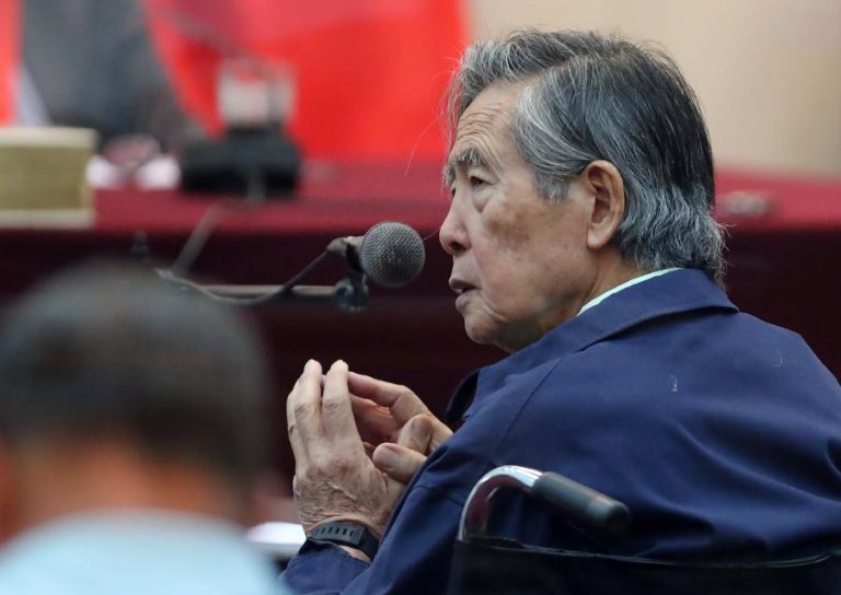 EX-PRESIDENTE PERUANO FUJIMORI DIZ QUE REGRESSO À PRISÃO É CONDENAÇÃO À MORTE
