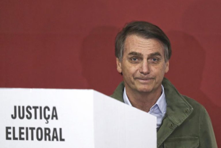 JAIR BOLSONARO ELEITO PRESIDENTE DO BRASIL COM 55,15% DOS VOTOS