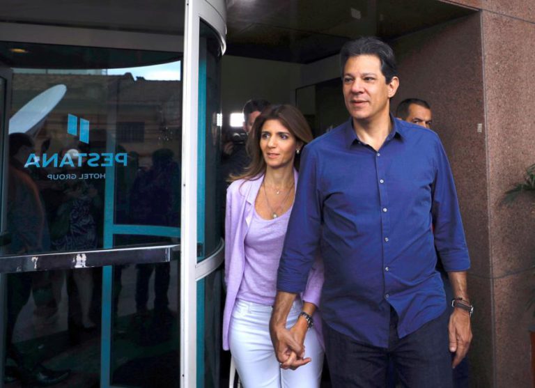 CANDIDATO À PRESIDÊNCIA DO BRASIL FERNANDO HADDAD VOTOU EM SÃO PAULO