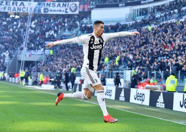 DOIS GOLOS DE CRISTIANO RONALDO E RECORDE DE PONTOS PARA A JUVENTUS