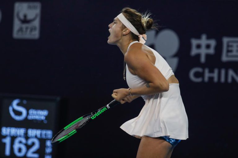 BIELORRUSSA SABALENKA CONQUISTA TORNEIO DE TÉNIS DE SHENZHEN
