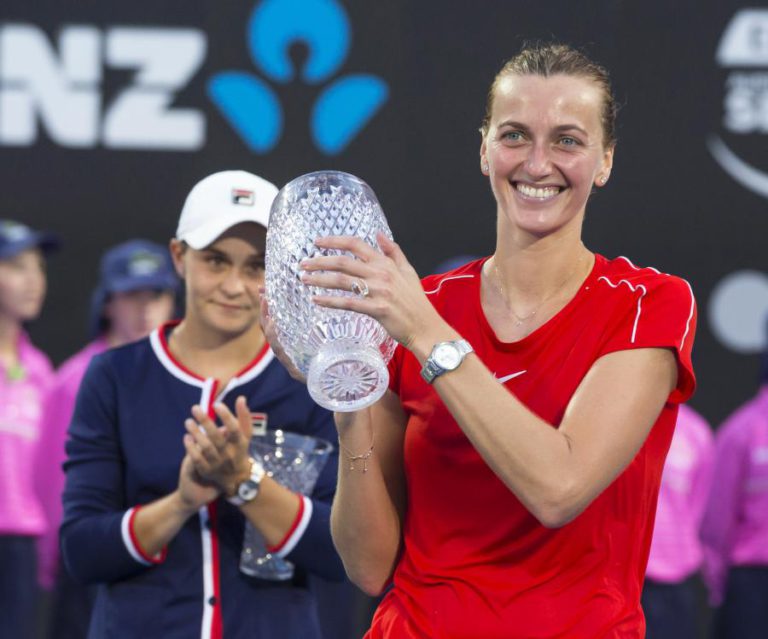 TENISTA CHECA PETRA KVITOVA VENCE TORNEIO DE SYDNEY