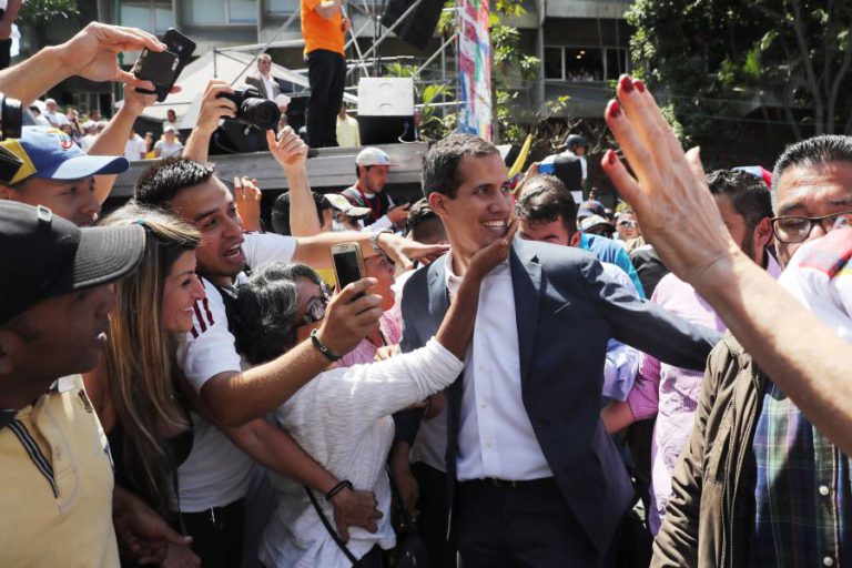 GUAIDÓ ANUNCIA NOVA MANIFESTAÇÃO EM CARACAS PARA 12 DE FEVEREIRO