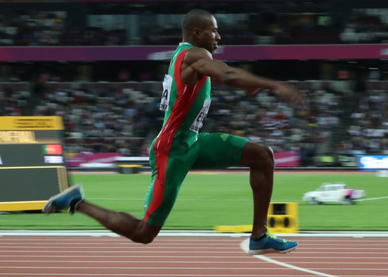BICAMPEÃO EM TÍTULO NELSON ÉVORA NA FINAL DO TRIPLO-SALTO NOS EUROPEUS DE ATLETISMO