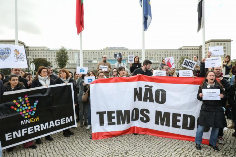 MAIS DE 70 AUTOCARROS DE TODO O PAÍS COM ENFERMEIROS PARA MARCHA EM LISBOA