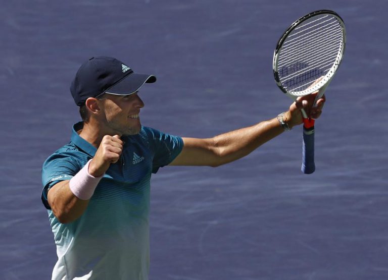 DOMINIC THIEM JUNTA-SE A FEDERER NA FINAL DO MASTERS 1000 DE INDIAN WELLS
