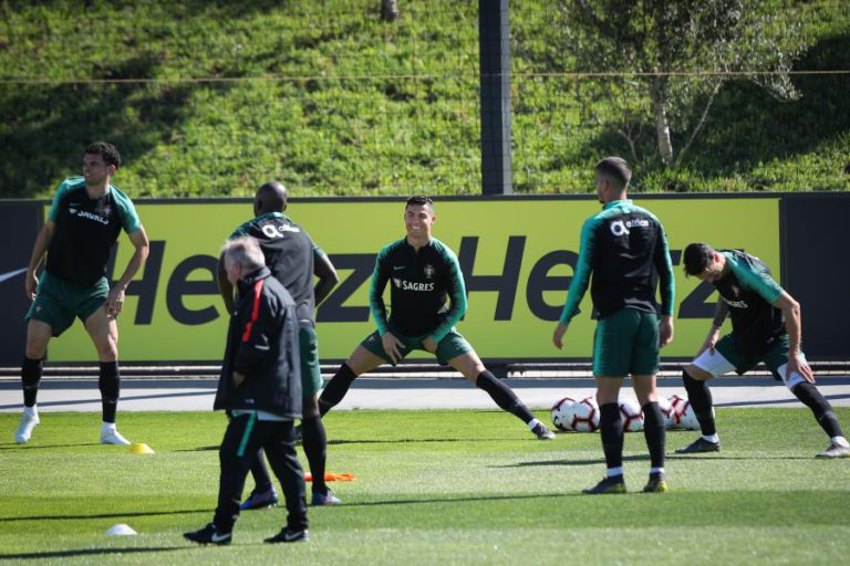 TREINO DE PORTUGAL COM O REGRESSO DE RONALDO E AUSÊNCIA DE BRUNO FERNANDES