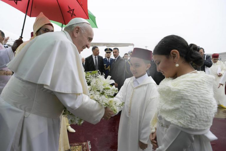 PAPA FRANCISCO CHEGA A MARROCOS PARA VISITA OFICIAL