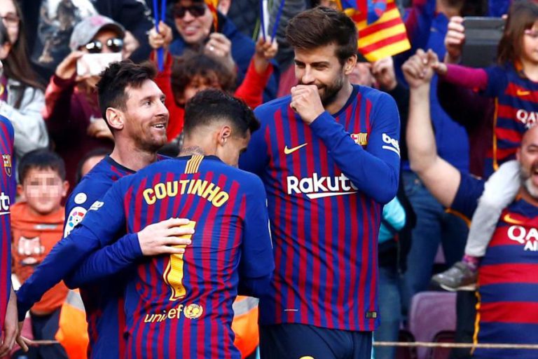MESSI ‘ABATE’ ESPANYOL COM UM ‘BIS’ E REFORÇA LIDERANÇA DO FC BARCELONA