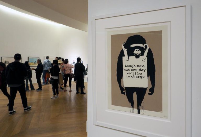 EXPOSIÇÃO DE OBRAS DE BANKSY FEITA SEM CONSENTIMENTO DO ARTISTA CHEGA A LISBOA