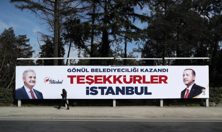 PARTIDO DO PODER NA TURQUIA VAI CONTESTAR RESULTADOS DAS MUNICIPAIS EM ISTAMBUL