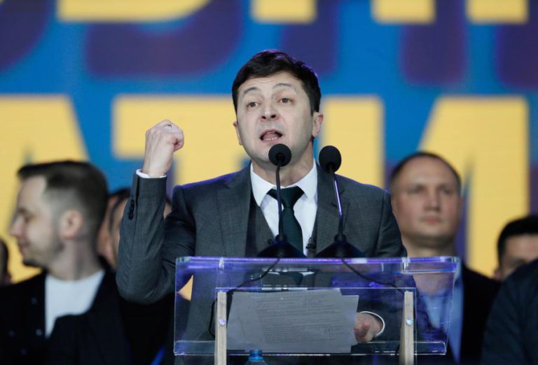 COMEDIANTE PODE SER HOJE ELEITO NA SEGUNDA VOLTA DAS PRESIDENCIAIS NA UCRÂNIA