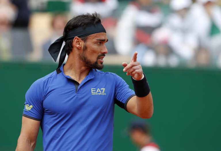 TENISTA ITALIANO FABIO FOGNINI DESISTE DO TORNEIO DE BARCELONA