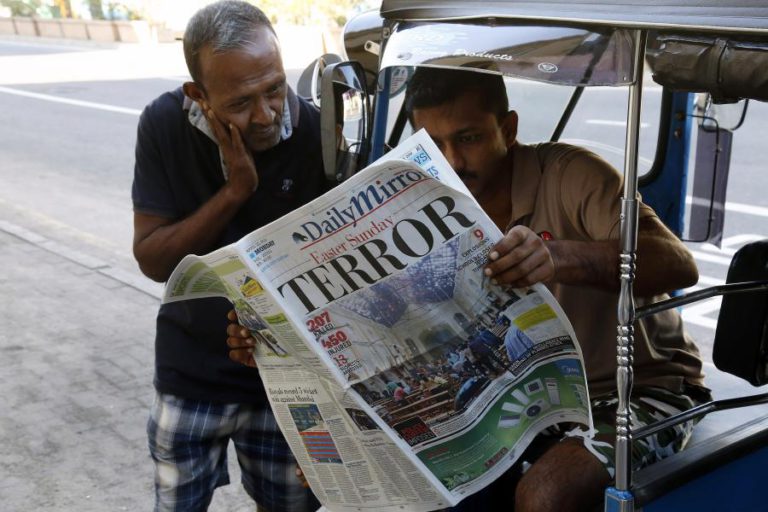 GOVERNO IDENTIFICA GRUPO QUE REALIZOU ATENTADOS NO SRI LANKA