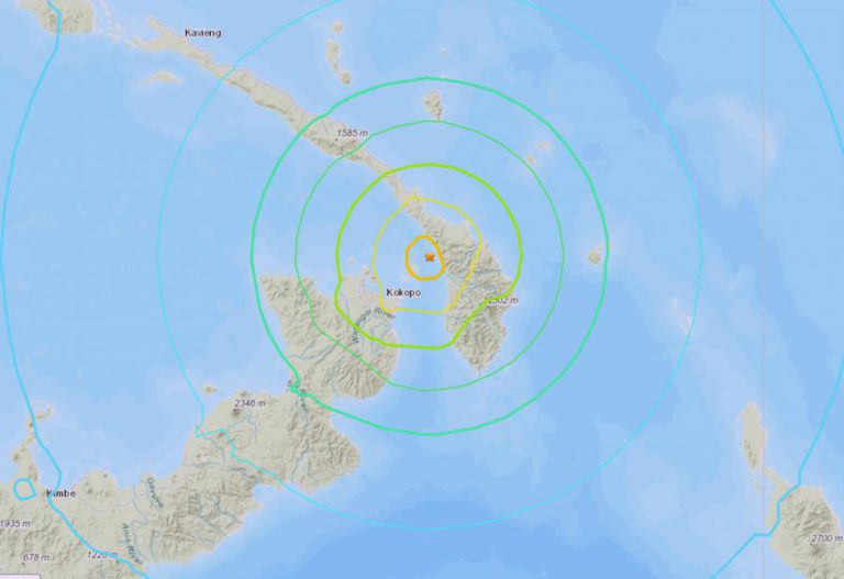 TERRAMOTO DE MAGNITUDE 7,5 PROVOCA ALERTA DE TSUNAMI NA PAPUA NOVA GUINÉ