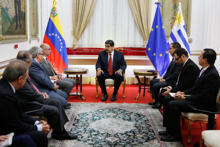 NICOLÁS MADURO RECEBEU REPRESENTANTES DO GRUPO DE CONTACTO INTERNACIONAL EM CARACAS