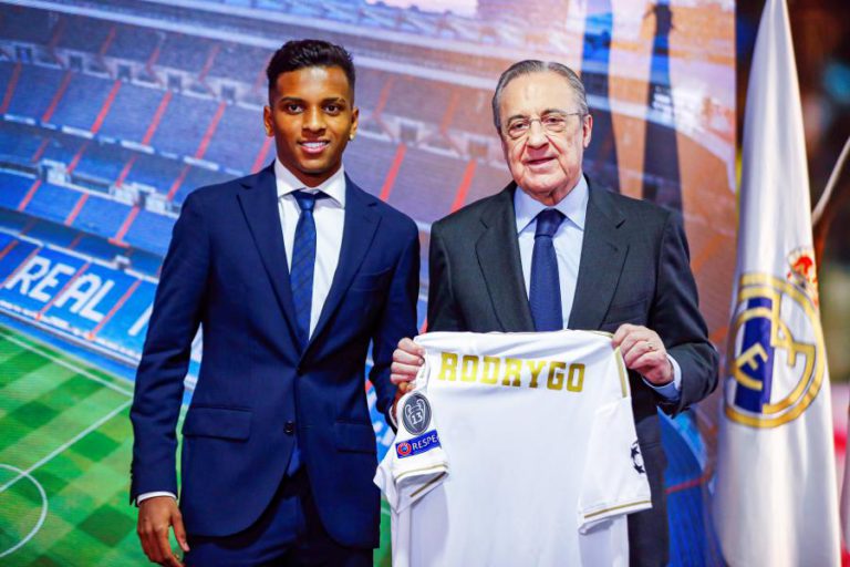 AVANÇADO BRASILEIRO RODRYGO PROMETE “DAR MUITAS ALEGRIAS” AO REAL MADRID