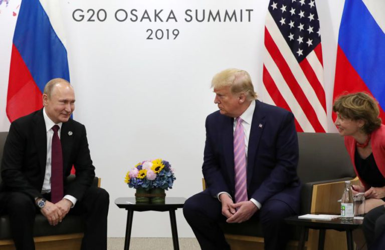 PUTIN CONVIDOU TRUMP PARA SE DESLOCAR À RÚSSIA EM MAIO DE 2020