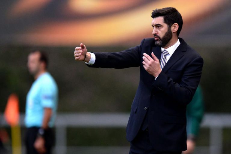 PAULO FONSECA DISTINGUIDO COMO O MELHOR TREINADOR NA UCRÂNIA