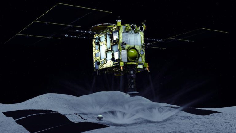 SONDA ESPACIAL JAPONESA POUSA EM ASTERÓIDE A 244 MILHÕES DE QUILÓMETROS DA TERRA