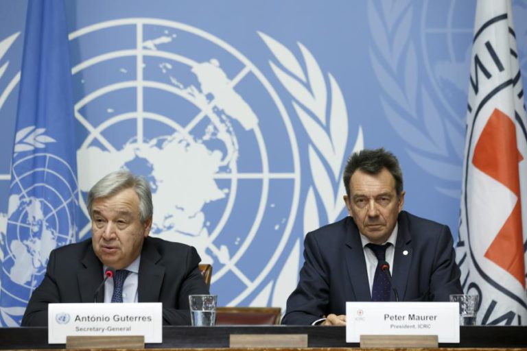 ONU E CRUZ VERMELHA PEDEM FIM DE BOMBARDEAMENTOS EM CIDADES DA LÍBIA E SÍRIA